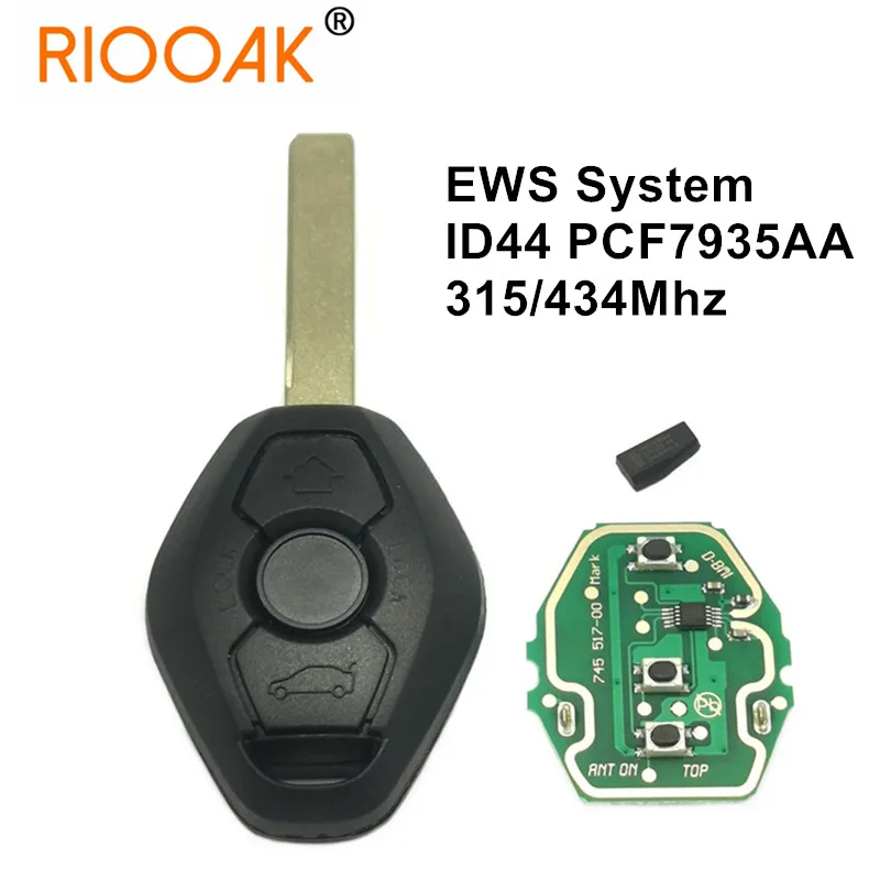 315 МГц с чипом ID44 PCF7935 чип Автомобильный умный ключ дистанционный для BMW E38 E39 E46 1 3 5 7