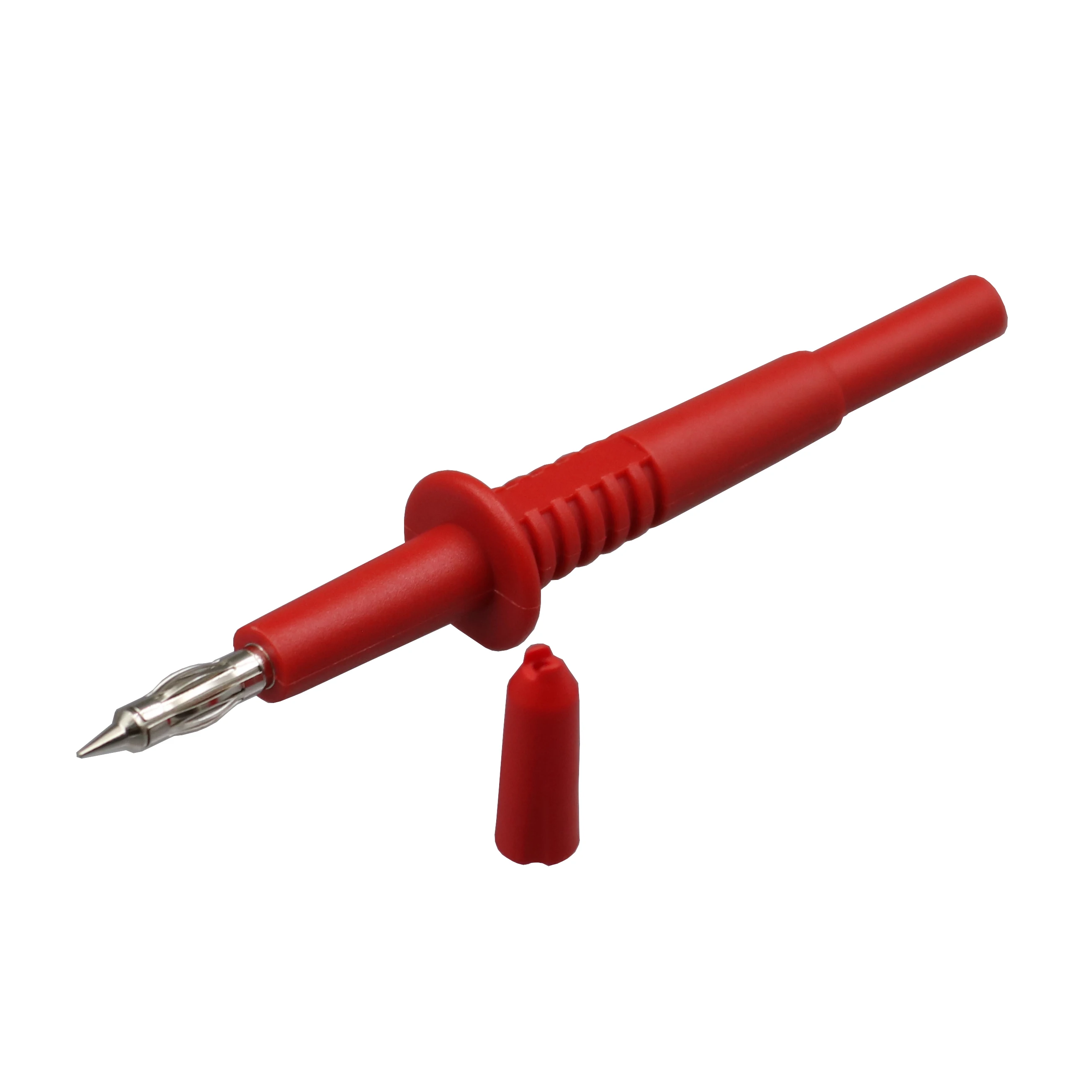 1 пара/2 шт. 4 мм штекер типа банан тестовый Зонд из латуни и никеля для мультиметра