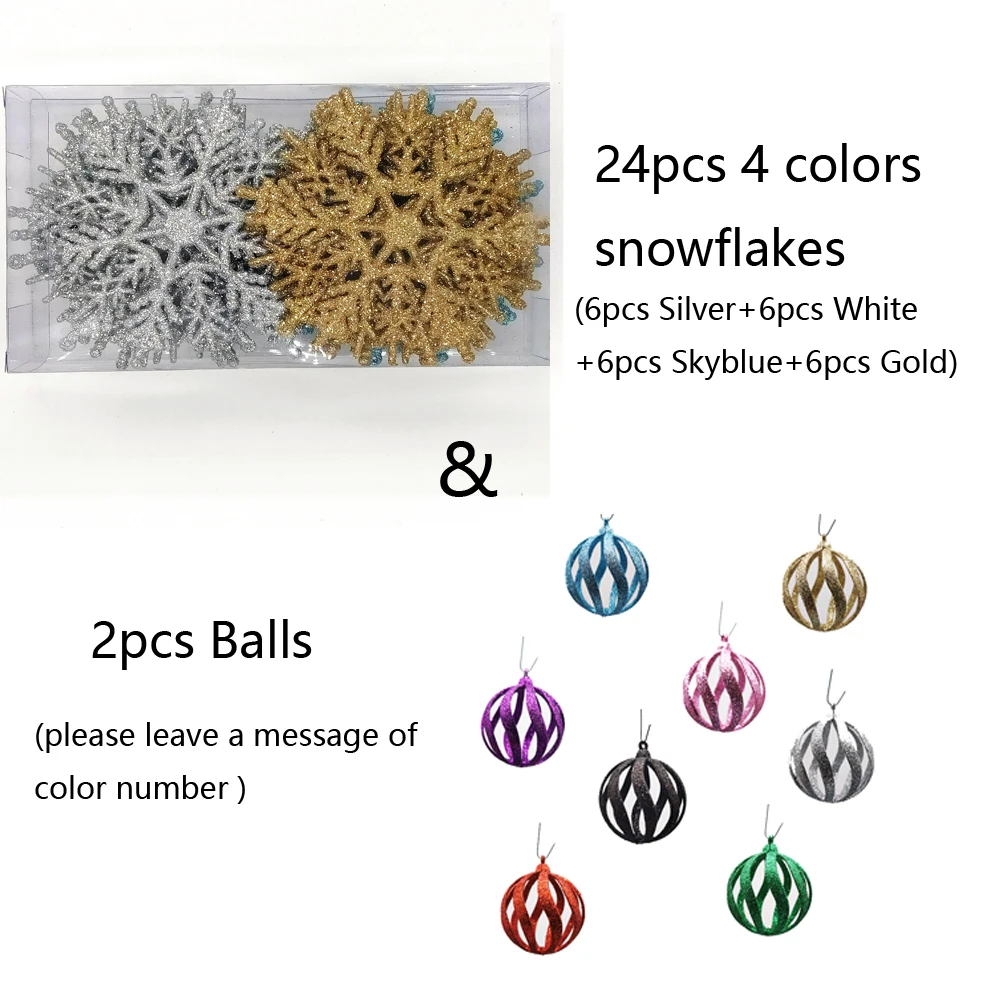 26 шт./компл. блестящая Фотосессия и Рождественская елка-вешалка для