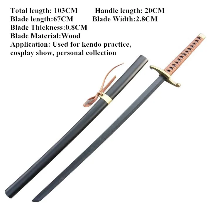 Сказочный самурайский клинок Реплика Блич Улькиорра цифера косплей реквизит