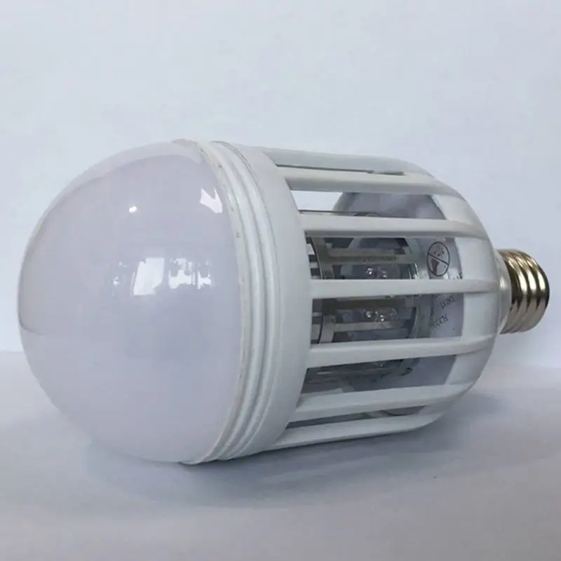 Электромухобойка Светильник лампы 2 в 1 убийц мух E27 светодиодные электронные