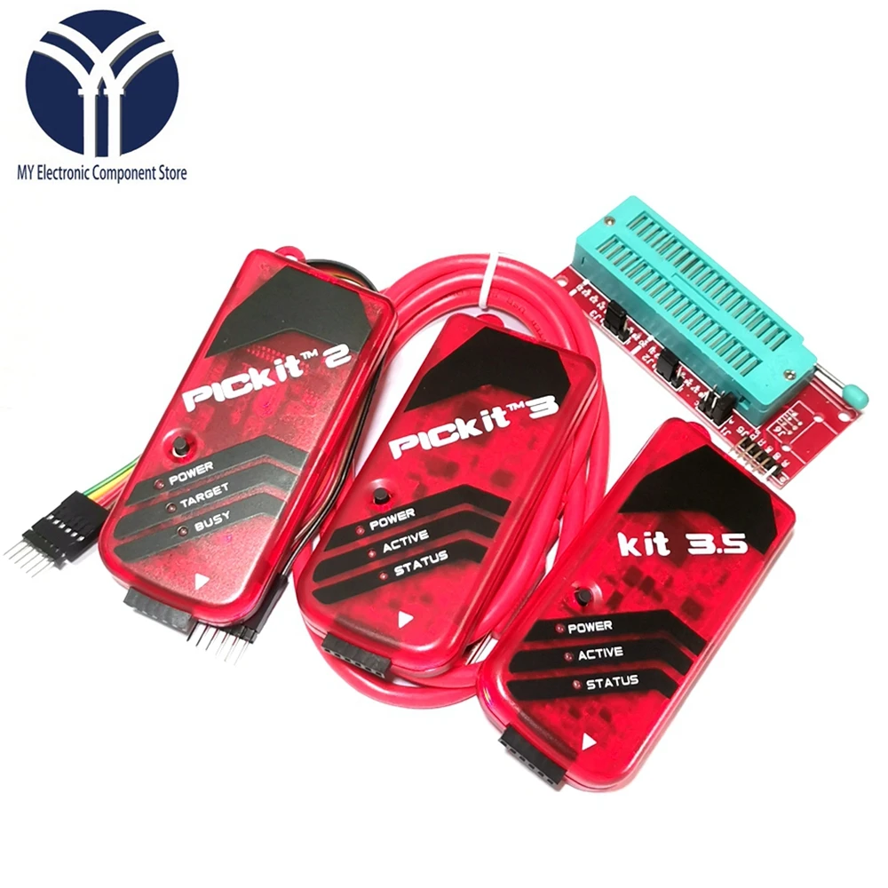 PICKit2 PICKIT3 PICKit3.5 программатор + PIC ICD2 PICKit 2 PICKIT 3 5 программируемый адаптер