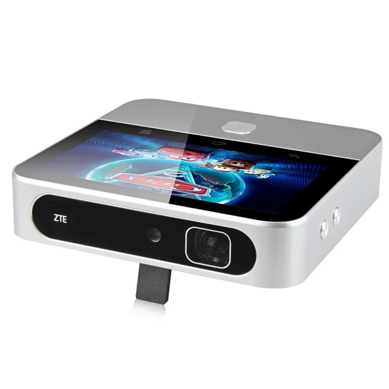 ZTE Spor2 MF97E 4G LTE UTMS 900/2100 MhzHD WiFi Smart Andorid 4.4 Projector MiFi Share Router Support Google Play
