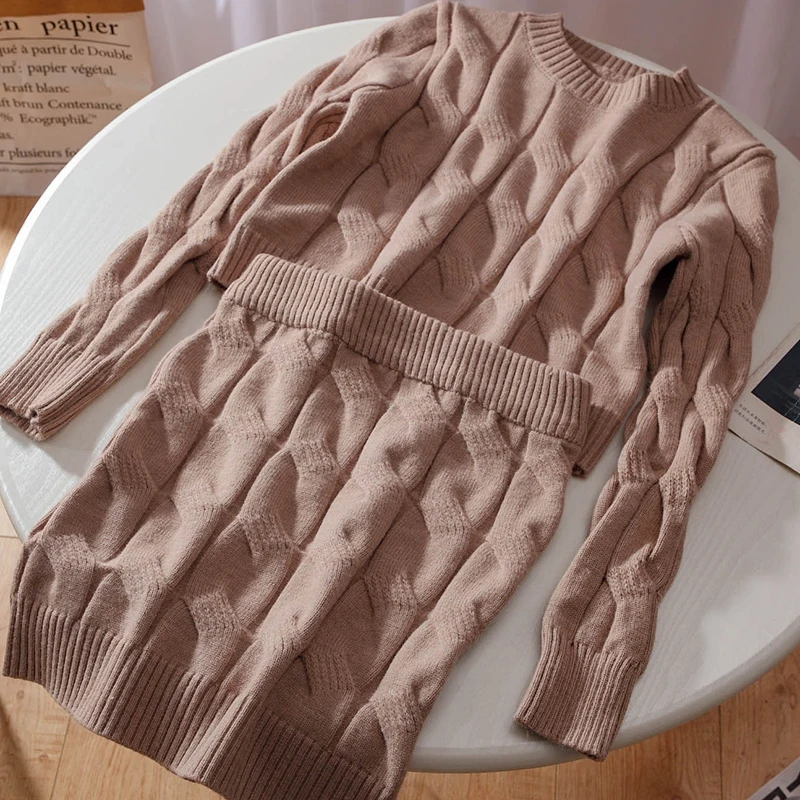 Женский однотонный вязаный свитер Harajpoo в уличном стиле Осень-зима 2021 плотная