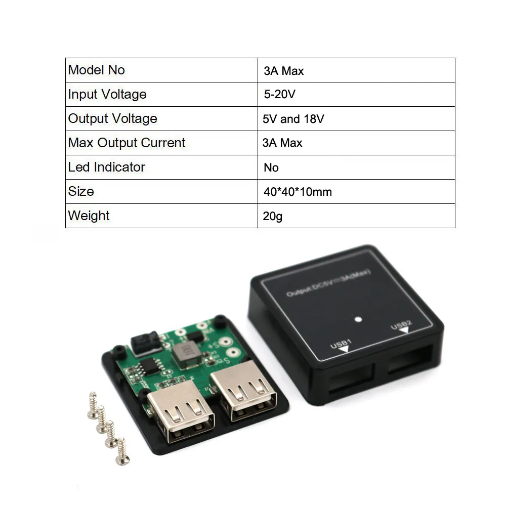 Устройство управления напряжением 5 В 2 А USB-зарядка со светодиодным индикатором 9