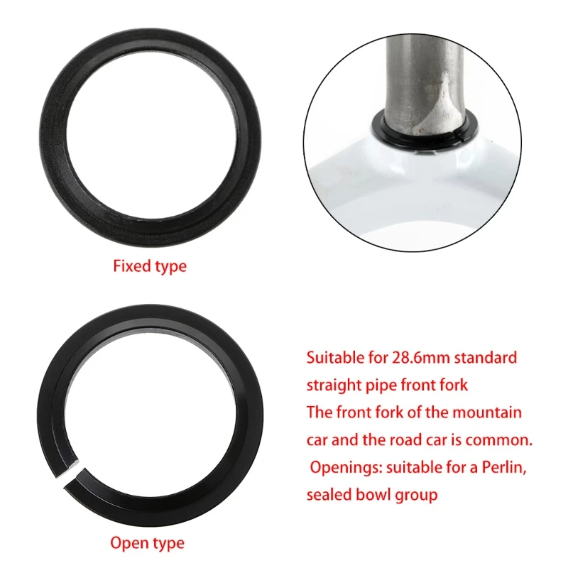

Bicycle Front Fork Grummet Headset Silent OpenType Mountain Road Bike Ring Parts