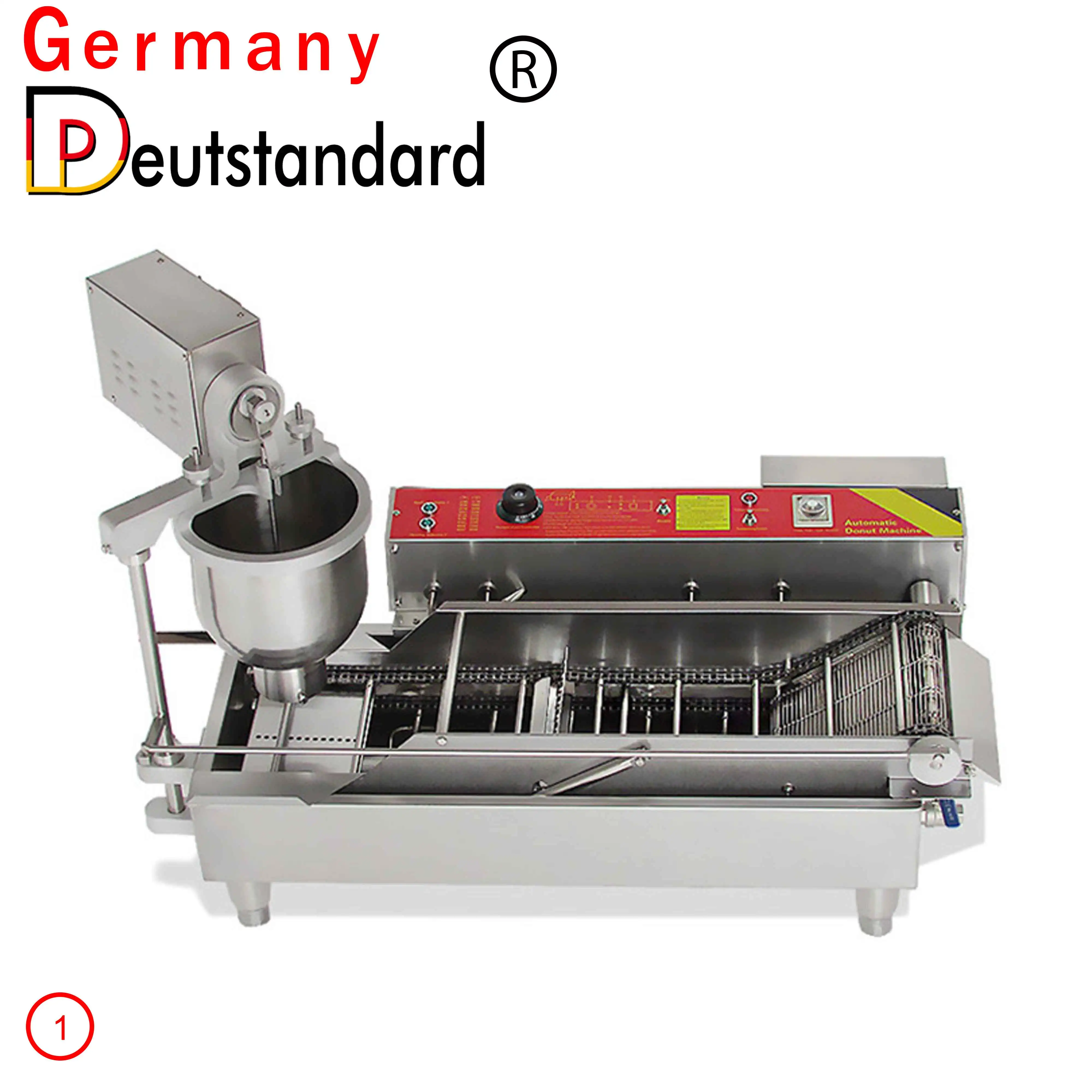 Automatic Electric Mini Donut Machine Stainless Steel Commercial Doughnut Fryer Maker With 3 Molds Snack Baking Equipment | Бытовая