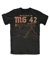 mg 42 premium men t shirt mp40 mp44 army tactical short casual harajuku new arrival 2021