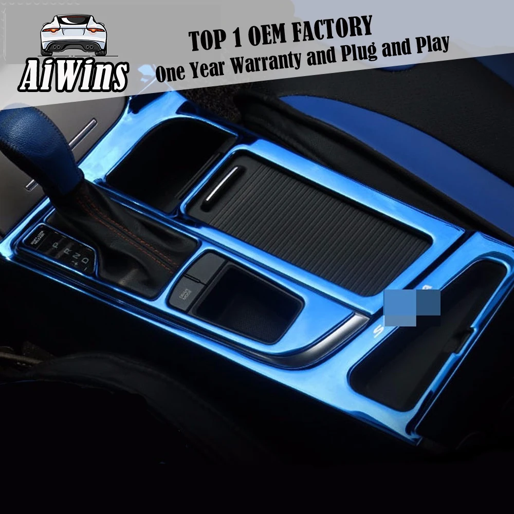 Приспособления для стилизации автомобиля панель накладка для Hyundai Sonata LF 9th stick Рычаг переключения передач платформы наклейка аксессуары отделка