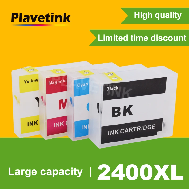 

Plavetink PGI-2400 XL Cartridge For Canon PGI 2400 XL Printer Cartridges Work For MAXIFY IB4040 iB4140 MB5040 MB5140 Printer