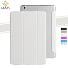 Чехол QIJUN для iPad 10,2 дюйма, 2020 дюйма, задняя крышка из искусственной кожи для ПК, подставка, Умный Магнитный чехол-книжка с функцией автоматического сна для ipad 8-го поколения