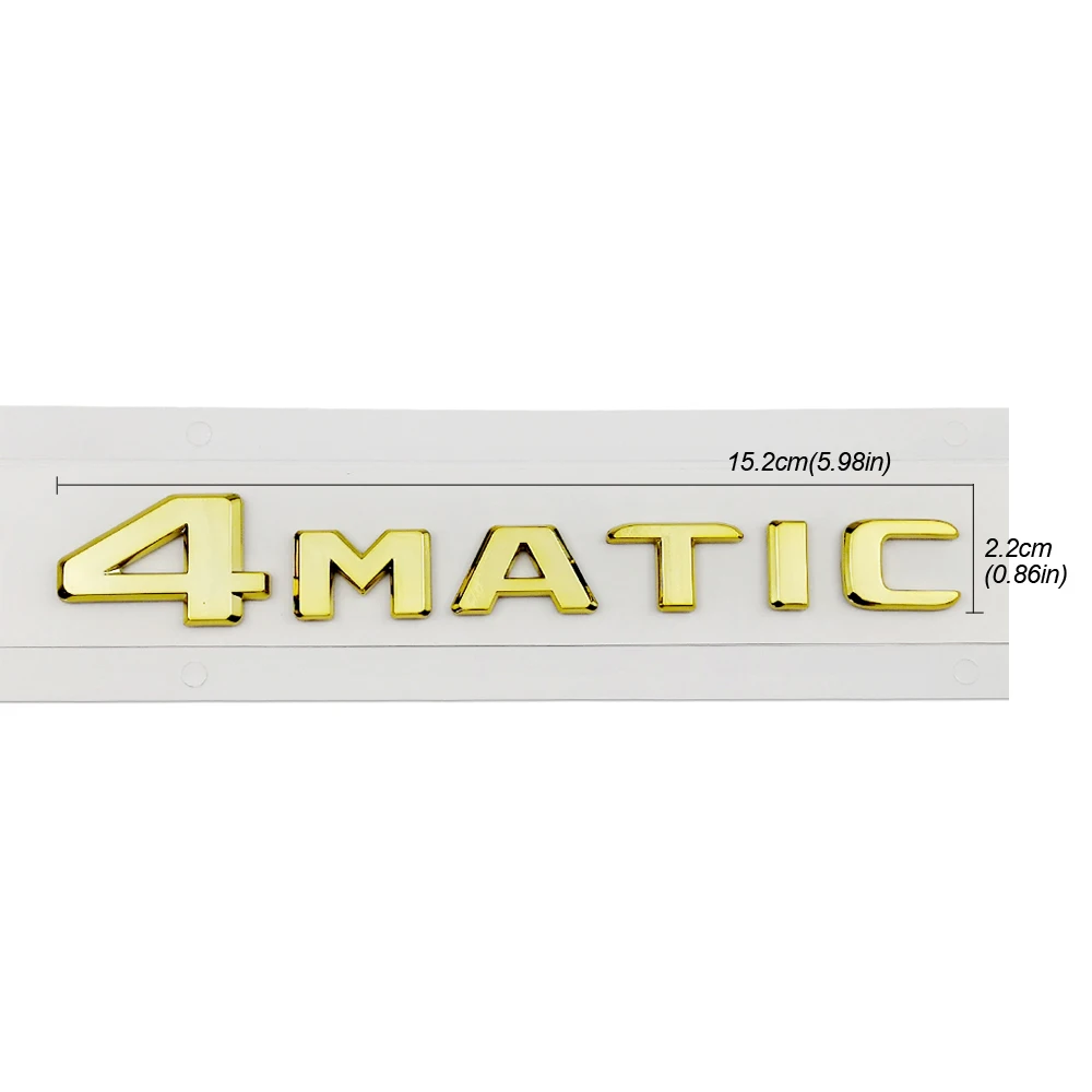 4 matic эмблема наклейка автомобиль Задняя на крыло боковые наклейки украшения для