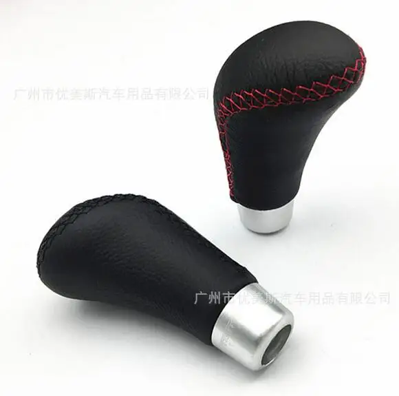 Universal MT PU Leather Manual Gear Shift Knob Gearshift Shifter Stick Lever Headball Pen ARM Fit For MOMO TOYOTA Volkswagen | Автомобили