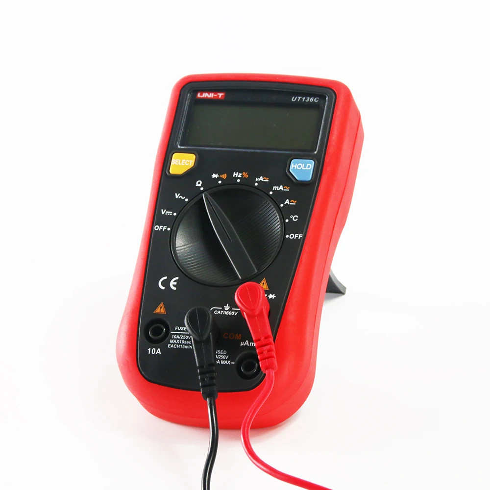 UNI T UT136C Авто Диапазон Цифровой мультиметр Тесты er AC DC Напряжение тока диодный Гц