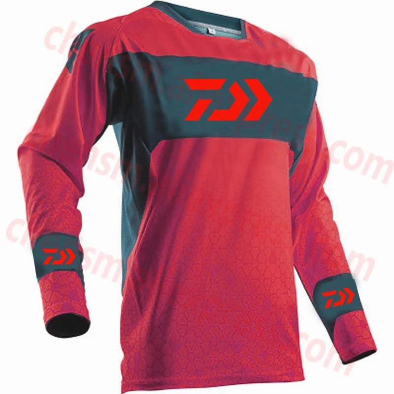 

2021 New Daiwa Professional Hiking Climbing Clothes Fishing Anti UV Anti Mosquit Breathable Quick-drying Homme Hooded Fishing
