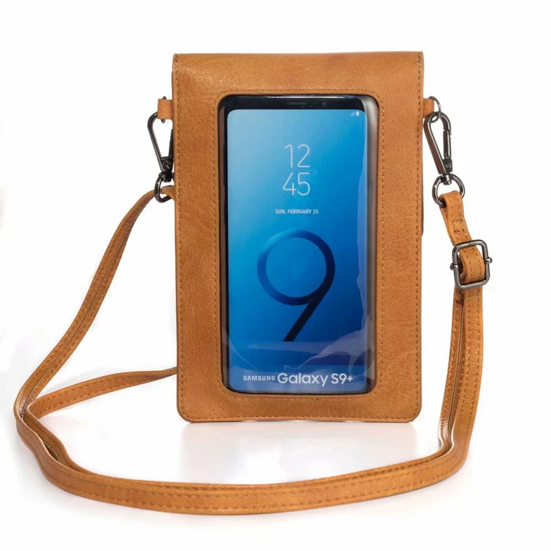 Женский чехол на плечо с ремнем для сенсорного экрана Galaxy Note20 Ultra S20 FE S10 Plus S8 S9 S7 S6