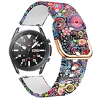 Силиконовый ремешок с принтом для Samsung Galaxy Watch 3 45 мм41 мм, сменный ремешок 22 мм для Gear S3 ClassicFrontier