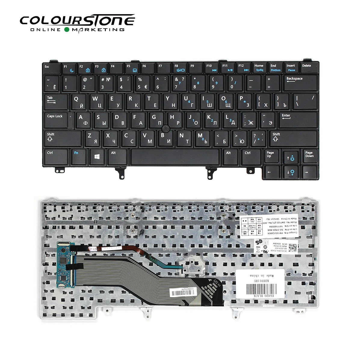 Русская черная клавиатура для ноутбука Dell E6330 E6420 E6430 E5420 E5430 E6220 E6320 | Компьютеры и