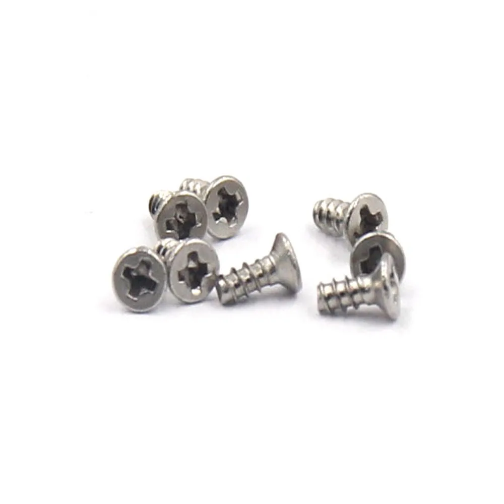 

50 шт./пакет самонарезающие винты из нержавеющей стали с потайной головкой и плоской головкой