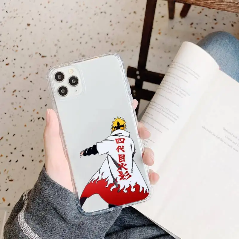 

Naruto anime fashion cool Phone Case Transparent for iPhone 11 12 mini pro XS MAX 8 7 6 6S Plus X 5S SE 2020 XR