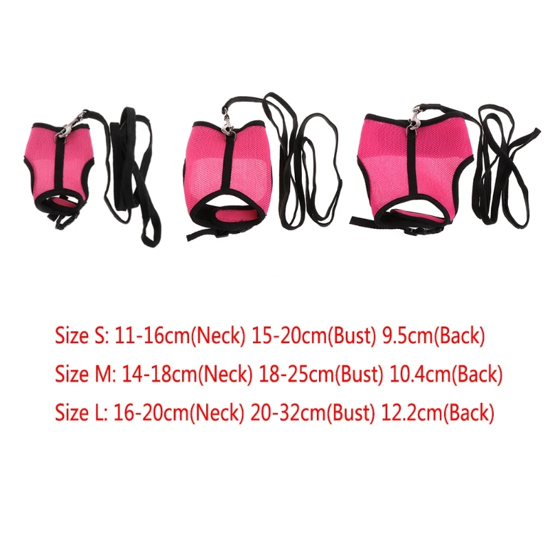 Сетчатый поводок для хомяка кролика белки маленький жилет домашних животных