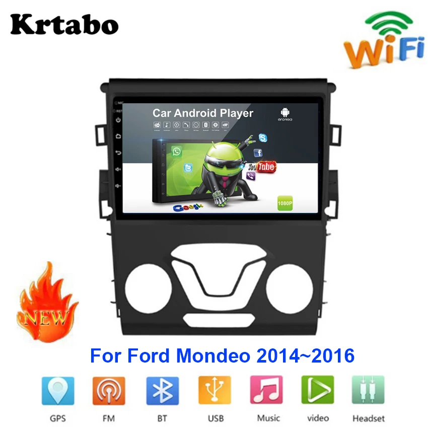 Автомобильный радиоприемник Android мультимедийный плеер для Ford Mondeo 2014 ~ 2016
