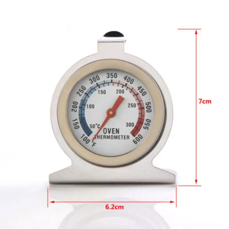 

Oven Thermometer Stainless Steel 300C Pointer Oven Kitchen Accessories