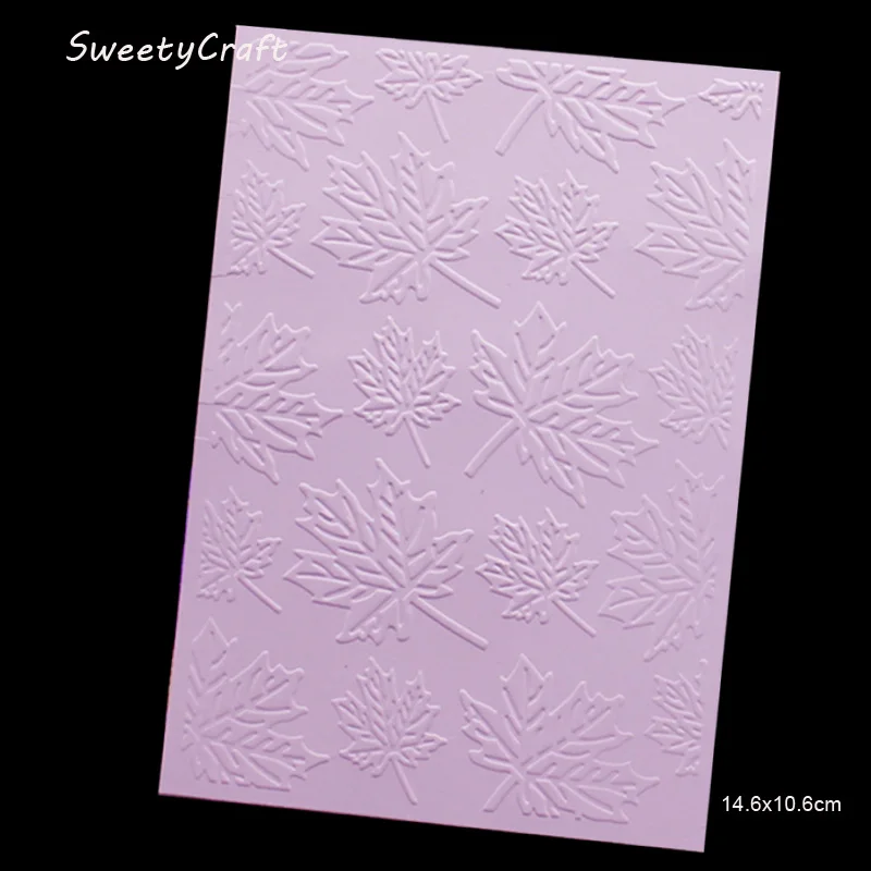 Листья тиснение папка пластик DIY трафарет для скрапбукинга изготовление