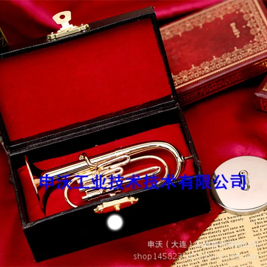 Медный позолоченный альт рог большой барритон модель Западный музыкальный