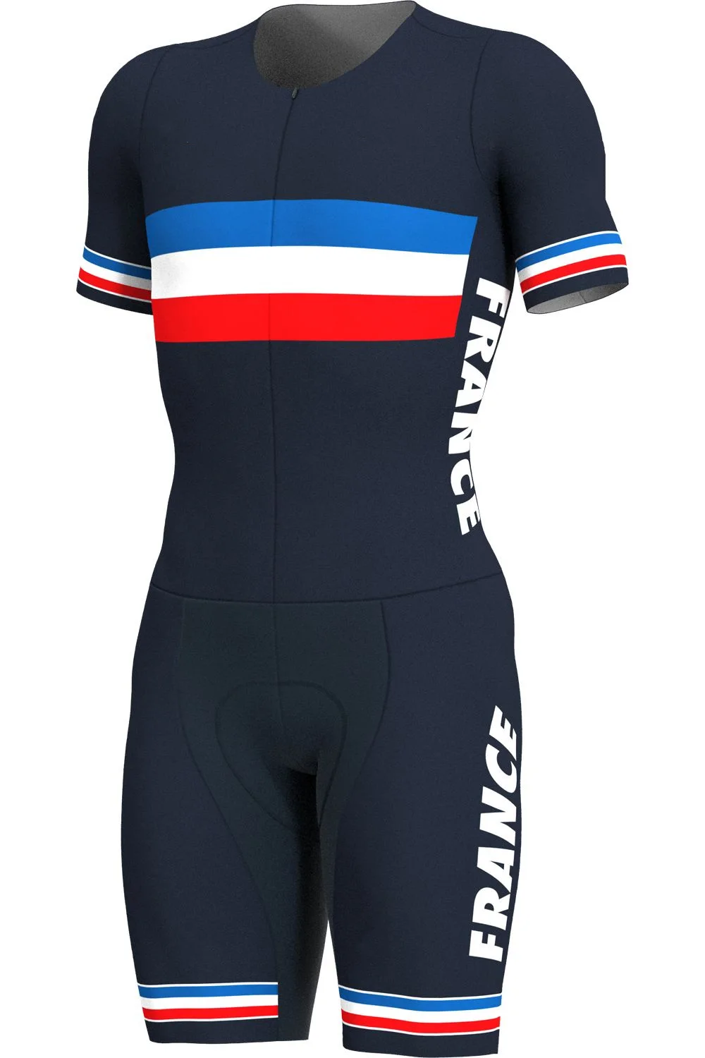 

France Men's Pro Super Speedsuit Cycling Skinsuit Triathlon Sports Clothing Cycling Clothing Set Ropa De Ciclismo Maillot