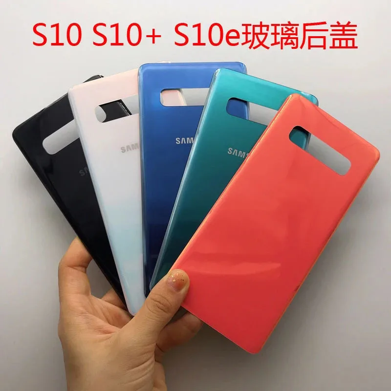 

5pcs for SAMSUNG S10 s10PLUS s10e Back Battery Cover Glass Housing For Samsung GALAXY S10.S10+S10e G9700.G9750.G9730