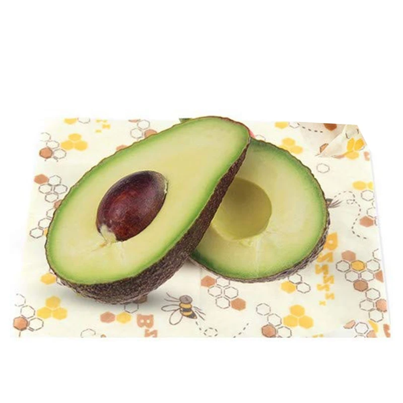 

Beeswax Food Wrap Roll Reusable Bee's Wrap Reusable Plastic Wrap Alternative Eco-Friendly Food Storage Keeps Food Fresh (Bee Pat