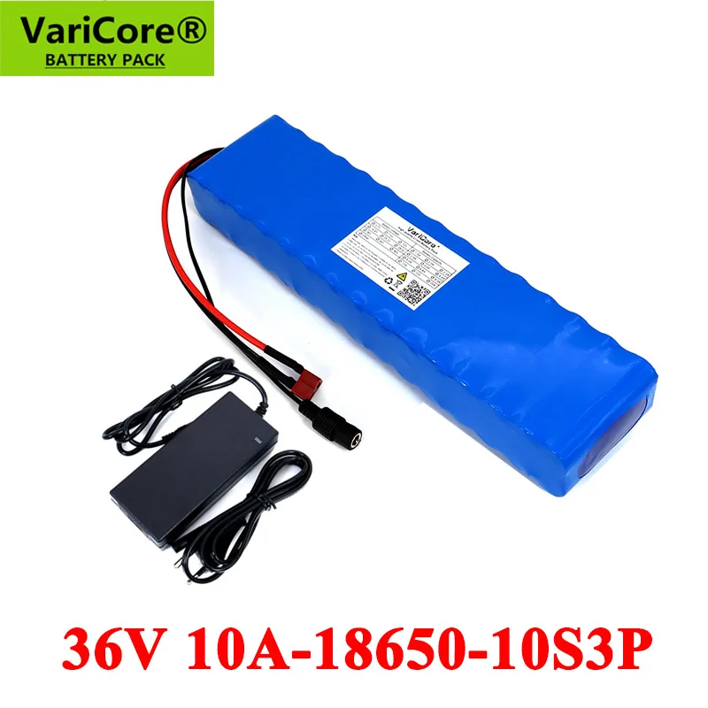 VariCore е-байка 36В 10Ah 600 ватт 10S3P в создании литий-ионных батарей 20A BMS для xiaomi mijia m365 pro