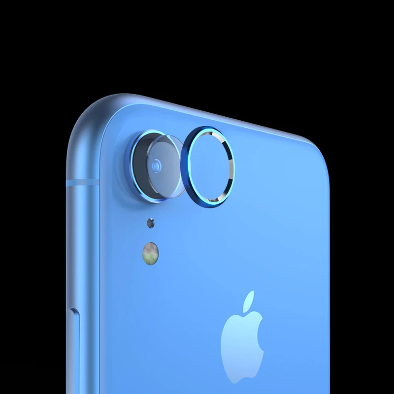 Blue and Glass Защита для экрана камеры для iPhone 11 pro max+ задняя крышка для объектива защитный чехол для Apple iPhone 11 XR стеклянная пленка аксессуары - Цвет: Blue and Glass