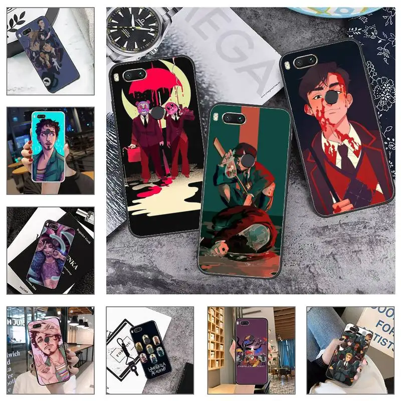 

The Umbrella Academy cartoon Phone Case For Xiaomi Mi Redmi Note 8T 9T 9S 9A 10 7 8 9 Lite pro