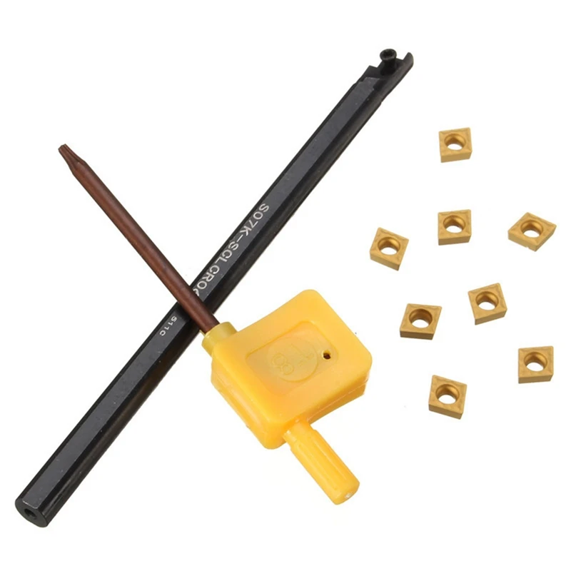 XNEMON 1 комплект фреза для токарного станка держатель расточной штанги + 8 шт.