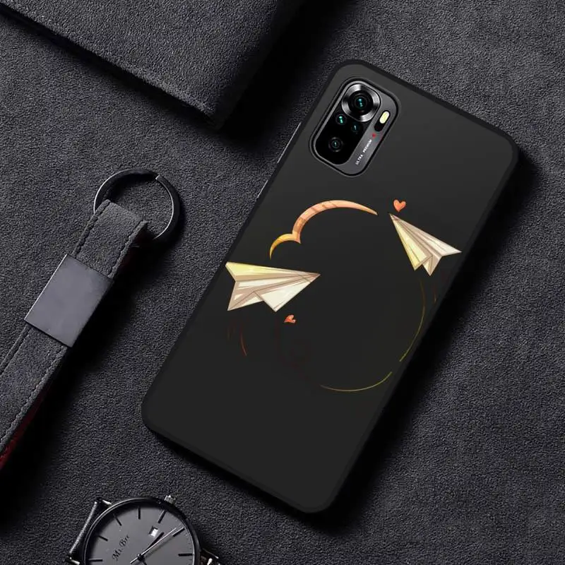 

paper airplane Childhood flying cute Phone Case For Xiaomi redmi mi note 9 9a 8 8a 10 9 9s 8 8t 7 9t 10 pro max mobile bags