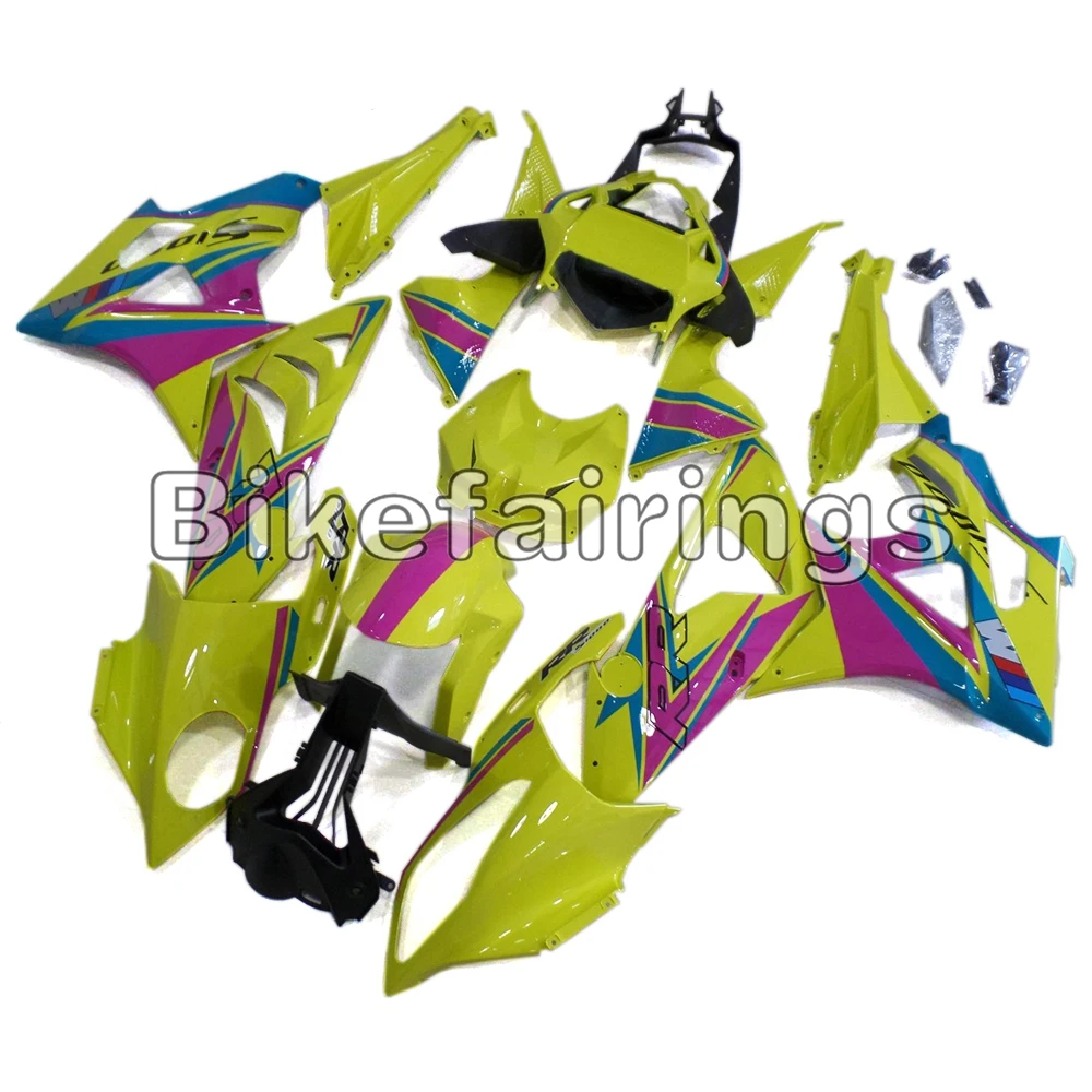 

Неоновый желтый синий ABS инъекционный Комплект кузова для BMW 2009 - 2014 S1000RR 2009 2010 2011 2012 2013 Пластиковая фотография