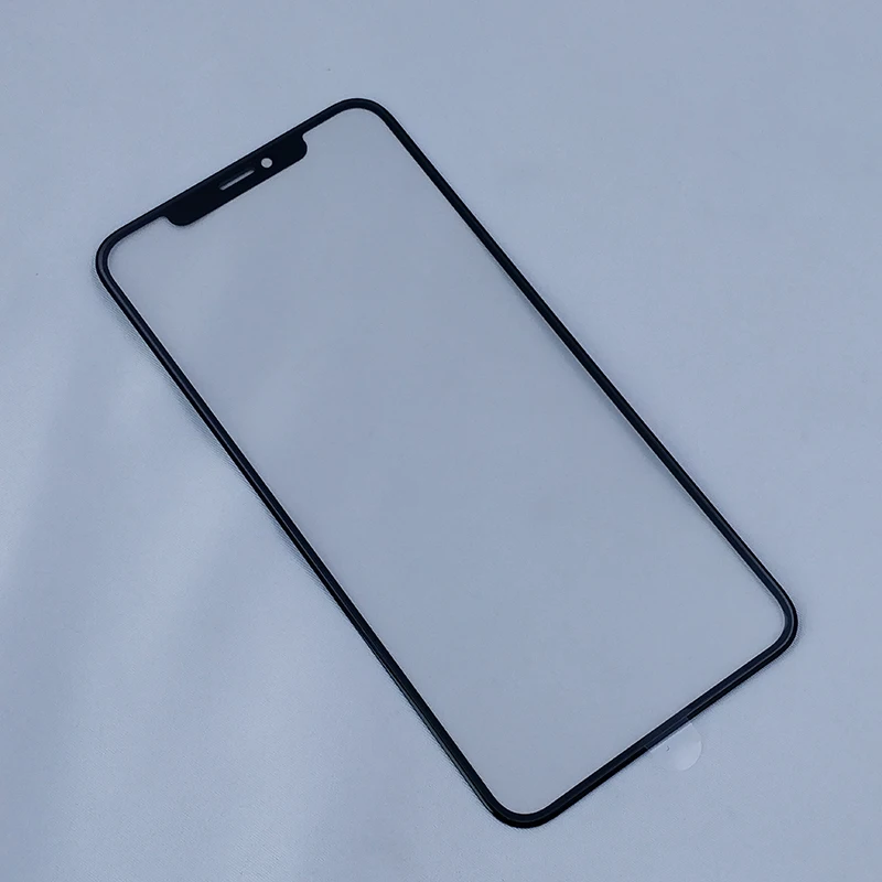 Замена внешнего стекла крышка объектива с OCA клей наклейки пленка для iPhone X XS XR XS MAX мобильный телефон сенсорная панель запасные части