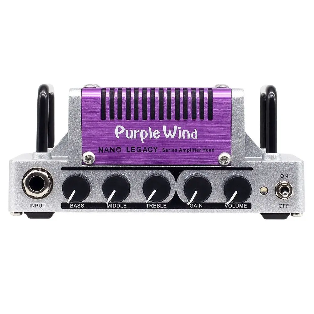 

Hotone Nano Legacy Purple Wind 5 Watt Compact Guitar Amp Head with 3 Band EQ NLA-2