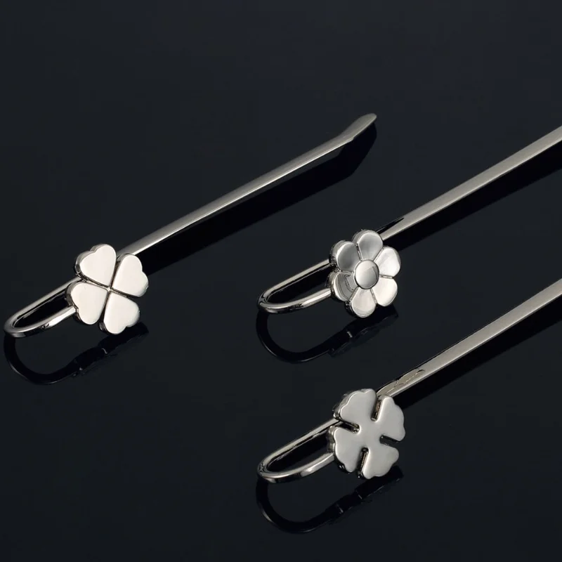 

1 Pc Cute Love Heart Flower Metal Bookmark Creative Bookmarks Books Holder School Office Supplies