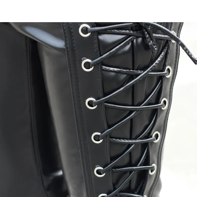 Новые мужские модные повседневные кожаные брюки корейские локомотив