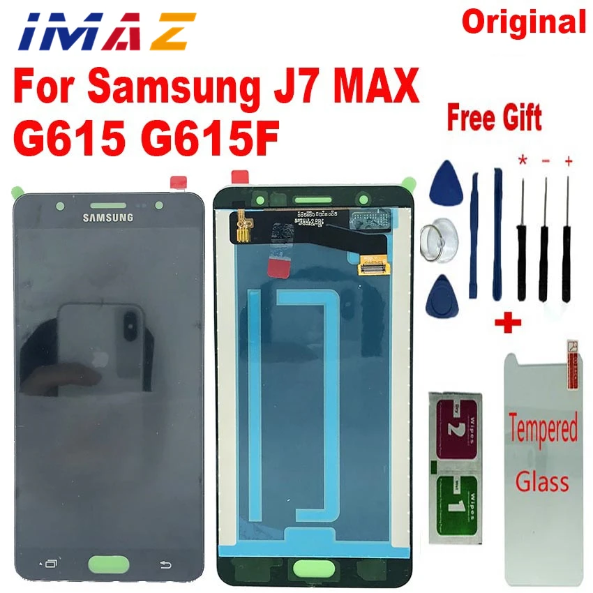 Оригинальный ЖК-дисплей IMAZ 1920X1080 5 7 &quotG615 для Samsung Galaxy J7 MAX с сенсорным экраном и