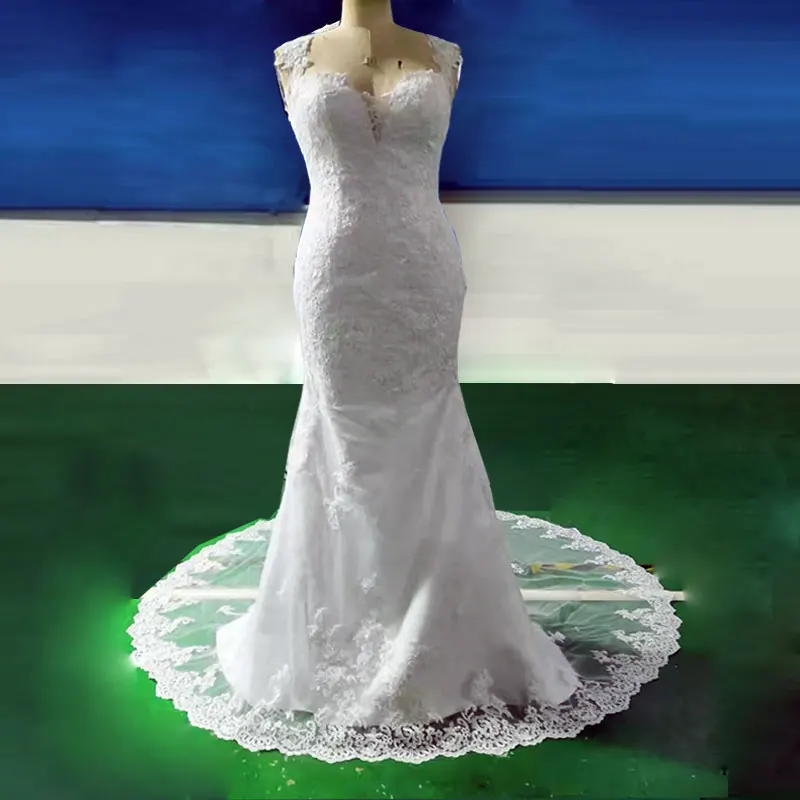 

Mermaid wedding dress cheap marriage dress factory lace beading vestido de noiva sweetheart neck sexy backless robe de mariee