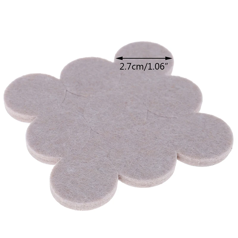 

90pcs/10sheets Felt Chair Leg Pads Floor Protectors for Furniture Legs Table leg Covers Round Bottom Anti-Slip Pads 2.7cm