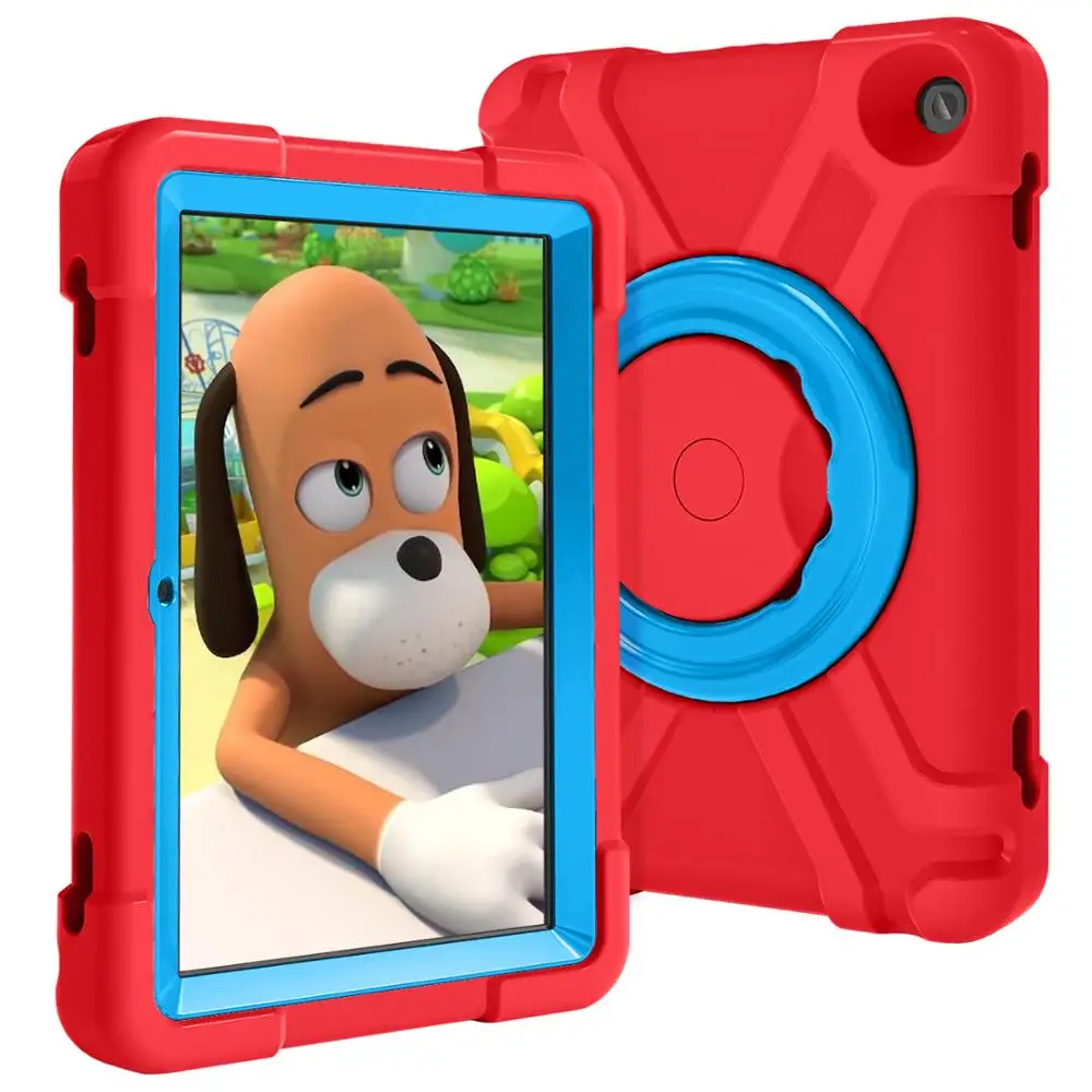 

Чехол BuzzLee для Amazon Kindle Fire HD 8 дюймов 2020 дюймов, нетоксичный безопасный креативный вращающийся кронштейн для детей, чехол для планшета EVA, ПК