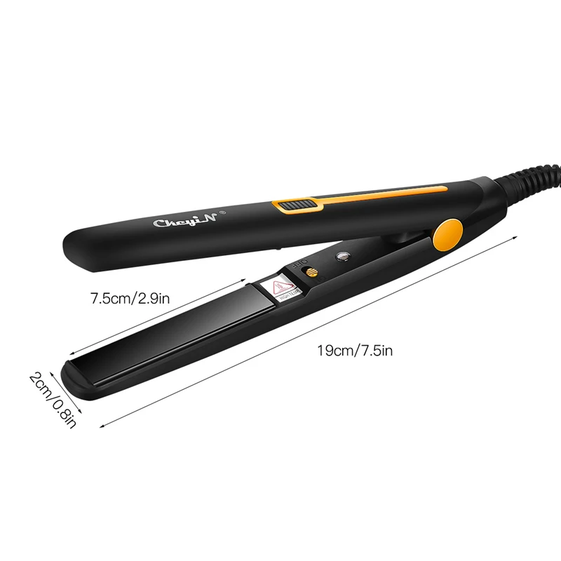 

2 in 1 Ceramic Straightener Hair Curling Iron Constant Temperature Curler Flat Iron Straightening Styling Tool