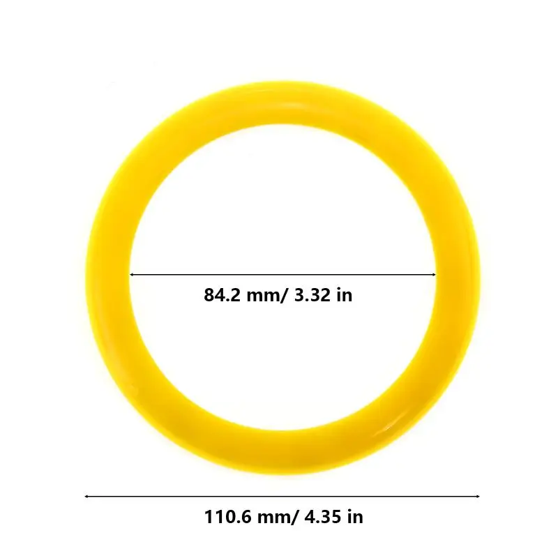 

Car Rear Badge Ring Logo Frame Cover Trim For BMW 1 Series F20/F21 2011-2019 Red Black Carbon Fiber Orange Yellow