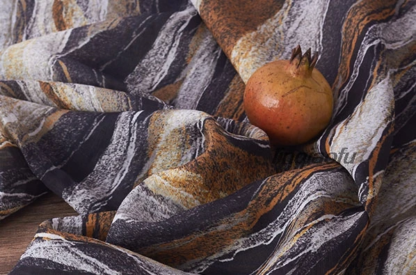 Высококачественное тонкое платье в стиле ретро из чистого рами и коричневого