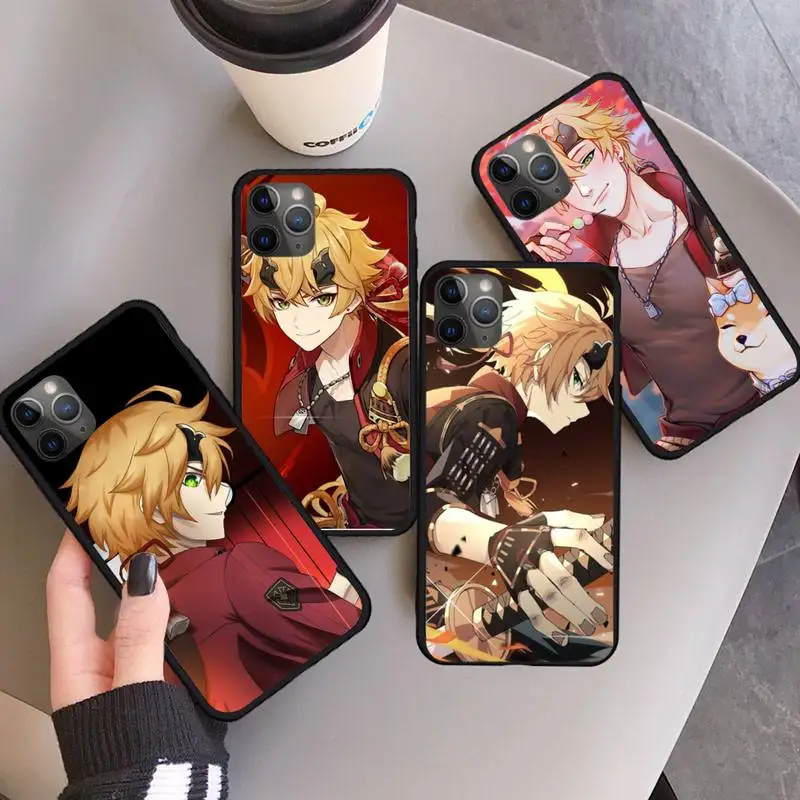 

Thoma Genshin Impact Phone Case For iphone 12 11 13 7 8 6 s plus x xs xr pro max mini